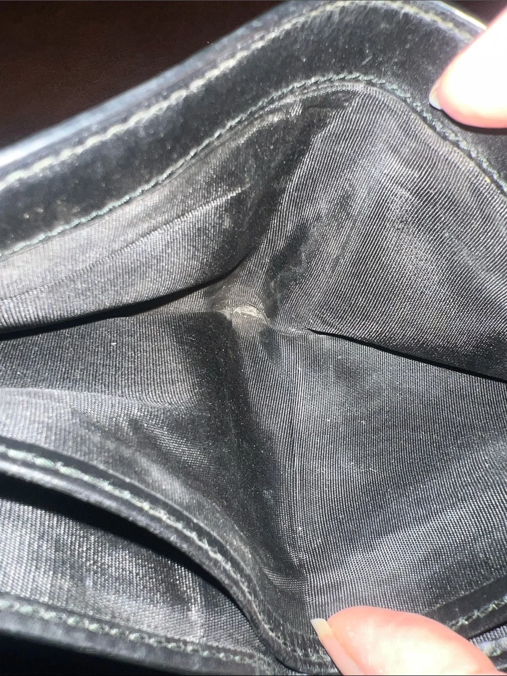Gucci black leather